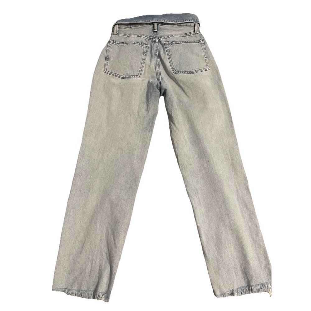 Abercrombie & Fitch Jeans Women 4L/27 Blue Mom High Rise Stretch Denim - Picture 4 of 5
